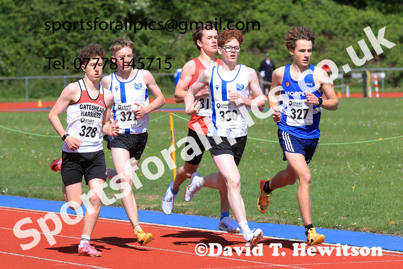 800 metres, 2026 North Eastern Track and Field Champs, Shildon, County Durham. Photo: David T. Hewitson/Sports for All Pics